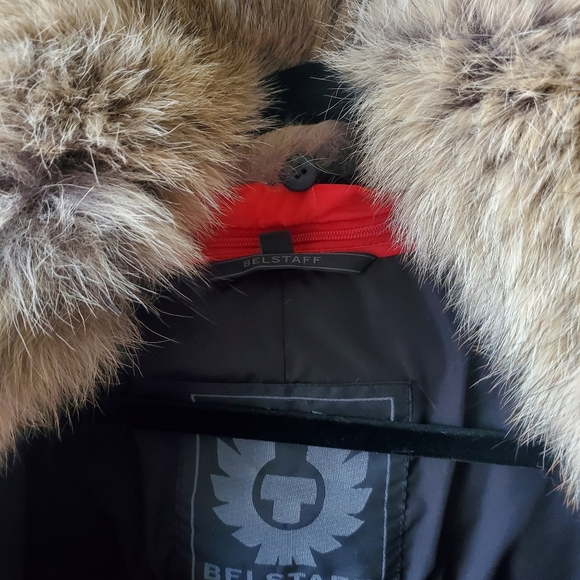 Belstaff Goosedown Mini Parka w/Coyote Collar - Picture 5 of 11